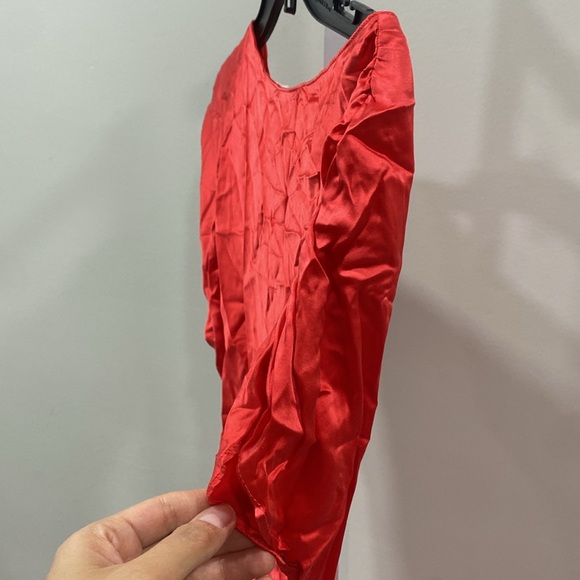 Amanda Uprichard Elroy Maxi Dress in Crimson - Picture 6 of 10